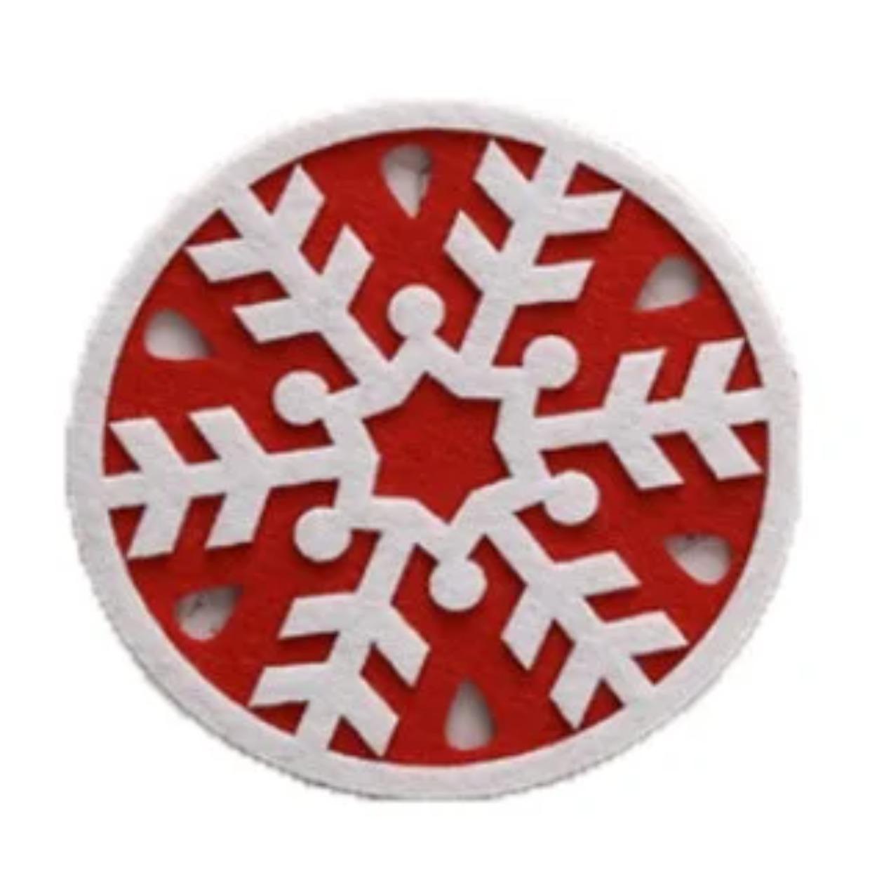 

Рождественская снежинка фетровые полые подставки теплоизоляционные абсорбирующие коврики для стола кофейные подставки дом и декор кухонная утварь