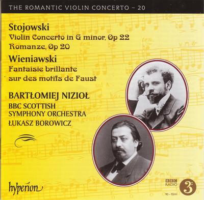 CD STOJOWSKI; WIENIAWSKI - Violin Concertos  CDA68102 Hyperion 2016 Europe ObiClassical Used