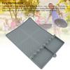 Silicone Spatula Mat Heat Resistant Anti Slip Versatile Side Shelf Griddle Tool Mat for Outdoor Kitchen Countertop