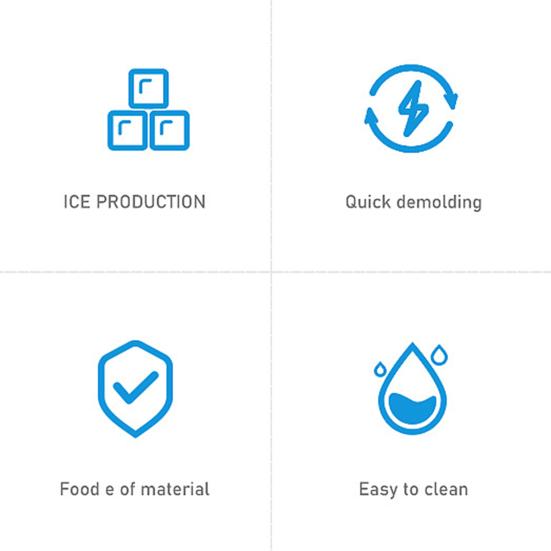 Yousheng Flower-Shaped Ice Mold Tray with Lid Carrot Design Food Grade Stackable Ice Cube Shape Mold Coffee Glass Ice Cube Maker