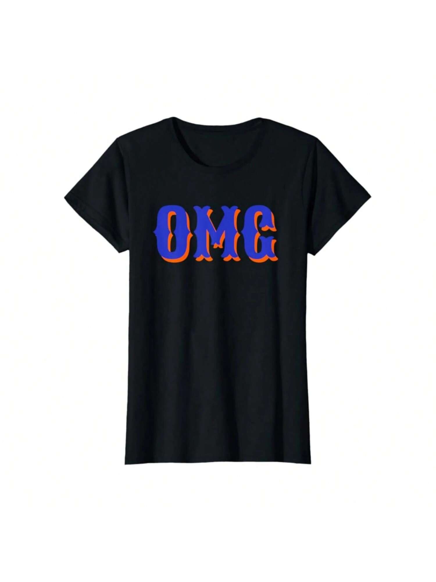 2024 New York OMG T-Shirt Funny Says To Wounisex s Crewneck High Quality Fashion New And Nice  100% Cotton T-Shirt 01232 S разноцветный