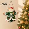 Xmas Window Decorations Wooden Christmas Hanging Pendant Cartoon Welcome Sign for Front Door Ornaments Wall Decor