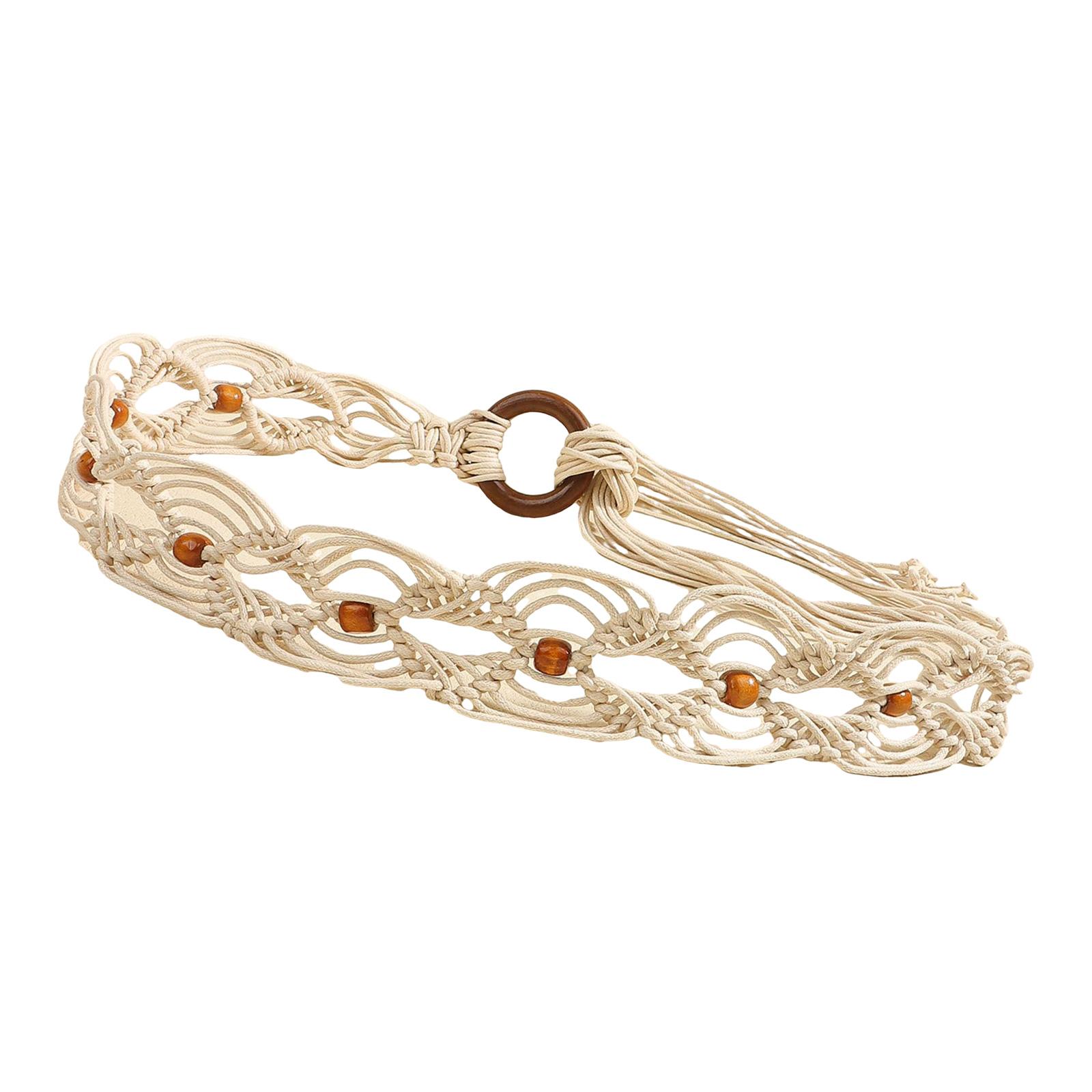 

Традиционные стили Ремень Универсальный ремень для платья Хлопково-льняной ремень Регулируемая длина для повседневной или этнической одежды E