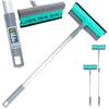 Telescopic Window Mop Washer Squeegee for Washing Glass, Mirrors, Cabins, Long