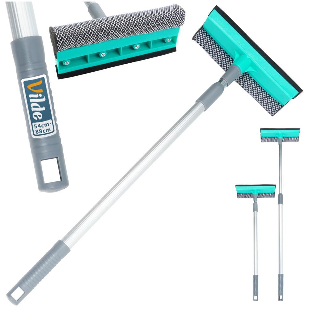 Telescopic Window Mop Washer Squeegee for Washing Glass, Mirrors, Cabins, Long