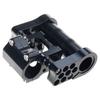 Aluminum Alloy Folding Bike Porous Stem Adjustable Double Stem 25.4MM Bicycles Handlebar Stem for Folding Bike Risers