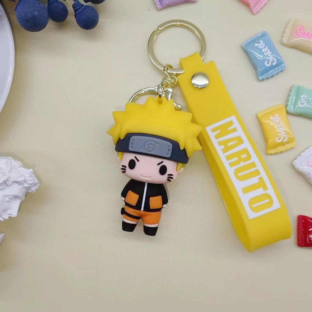 Genshin Impact And Naruto Silicone Keychain Figurine Collectible For Anime Fans