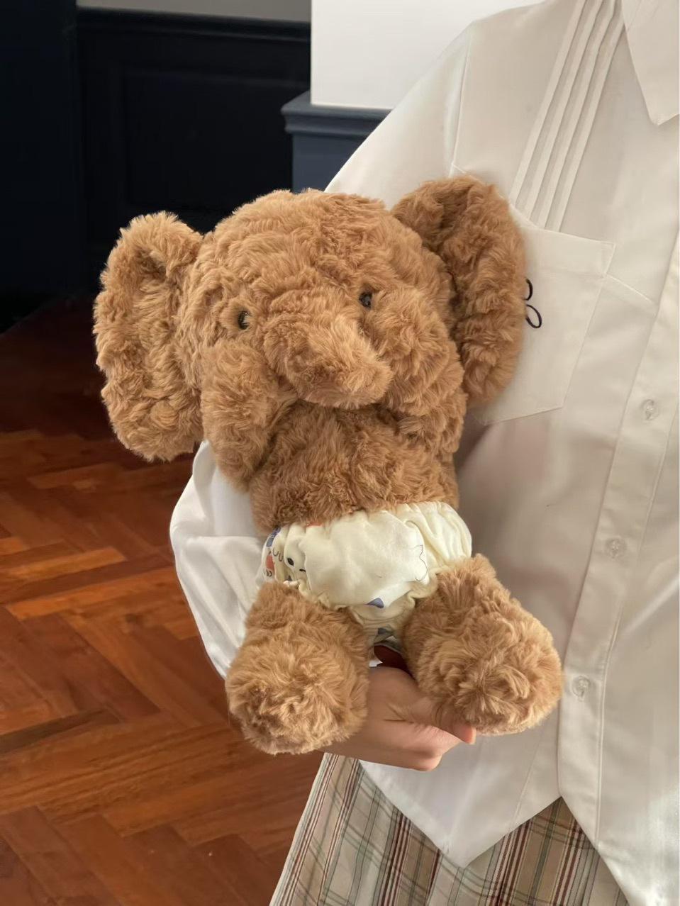 

Adorable Magnetic Elephant & Rabbit Plush Doll – Soft Comfort Gift for Girls Birthday 30 cm