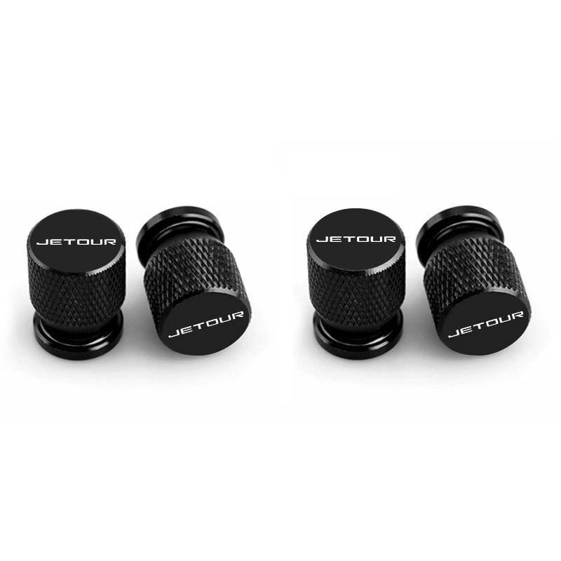 4pc Metal Car Tire Valve Cap Car Tyre Air Stems Cover For Chery Jetour Dashing X-1 Plus DTC IDM X70 X70plus X70m X90plus X95pro