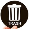 Trash Bin Stickers Waterproof Recycle Bin Vinyl Decals Separate Trash Dustbin Car Trash Bin Garbage Cans Kitchen Accessories
