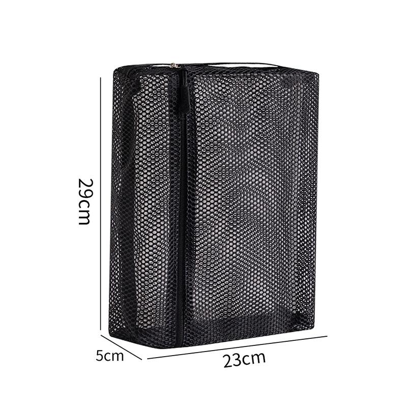 1pc Portable Breathable Cosmetics Mesh Bag Make Up Organizer Bag Travel Toiletries Storage Bag Multifunctional Pouch