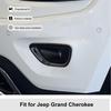 Car Front Fog Light Decoration Taillight Accessories Decorative Stickers For Jeep Grand Cherokee 2014-2017 Car Exterior Accessories, ABS Plastic