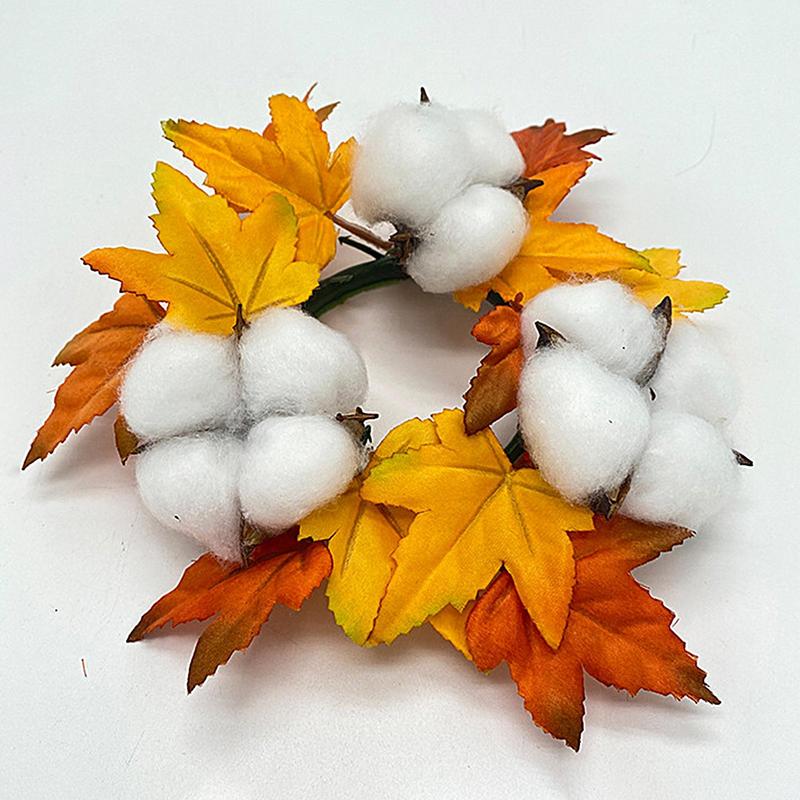 Осенние свечные кольца венки 9 — фото 6
