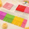 Colorful Grip Crochet Hooks 2.5-6.0mm Sizes Yarn Needles Set Aluminium Crochet Hooks  For Beginners