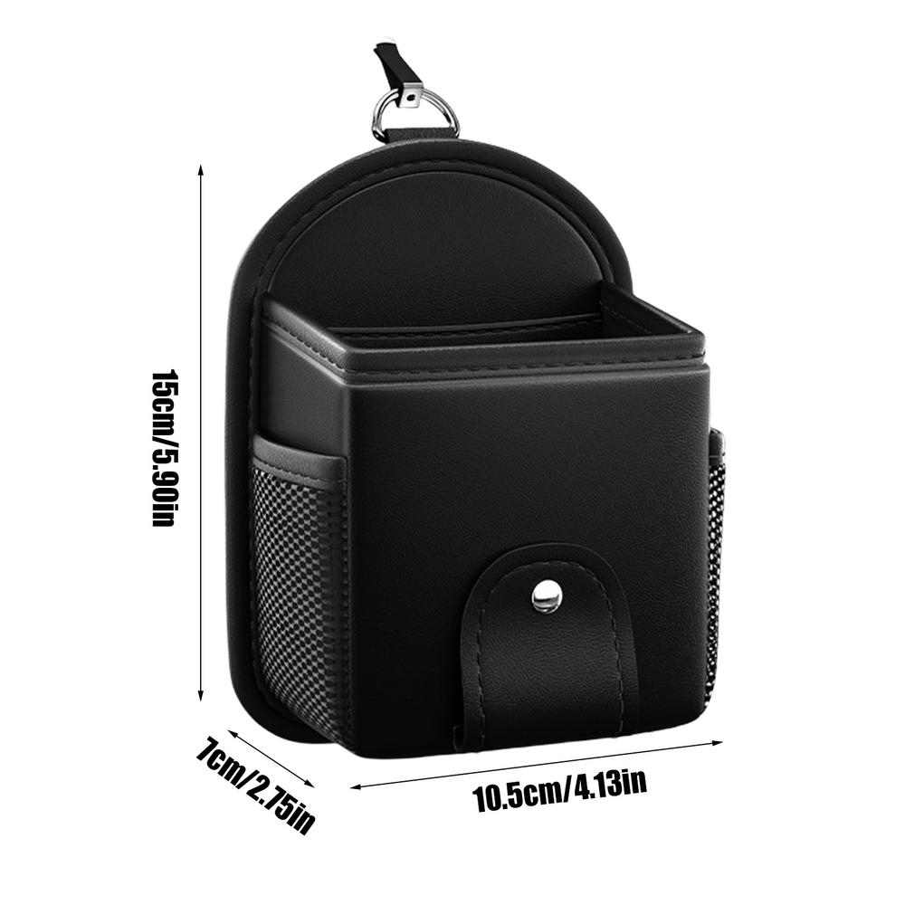 

Автомобильный чехол для вентиляционного отверстия, органайзер для солнцезащитных очков, кожаный автомобильный органайзер для вентиляционного отверстия, сумка для хранения, чехол для телефона, держатель, карман для мобильного телефона