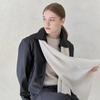 Dal Cashmere Premium Cashmere 100 Knit Scarf Ivory