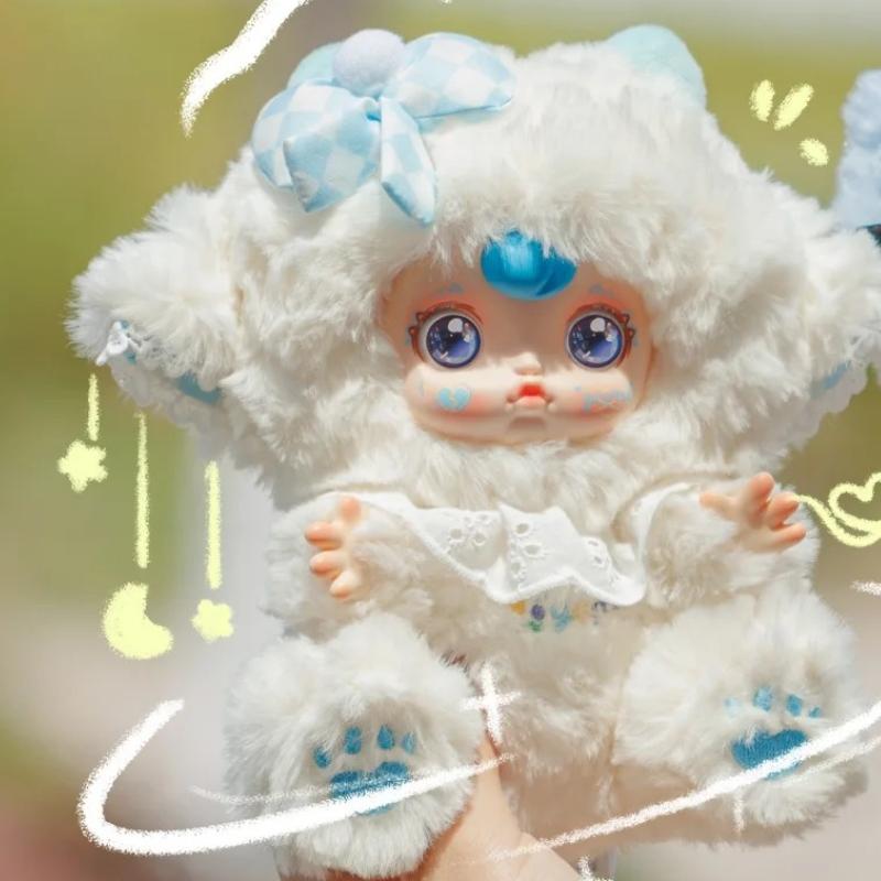 Yumi Hug Together Sleep Series Plush Keychain Blind Box Cute Vinyl Doll Figures Collectible Toys Birthday Gifts