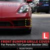 For Porsche 2017-2025 718 Boxster Cayman Spyder (982) Front Bumper Grille Cover Left And Right OEM 982807945041 982807946041