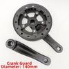 Aluminum Chainring Square Taper Crank City Commuting Aluminum Alloy Construction Lightweight Design Stable Power Transfer