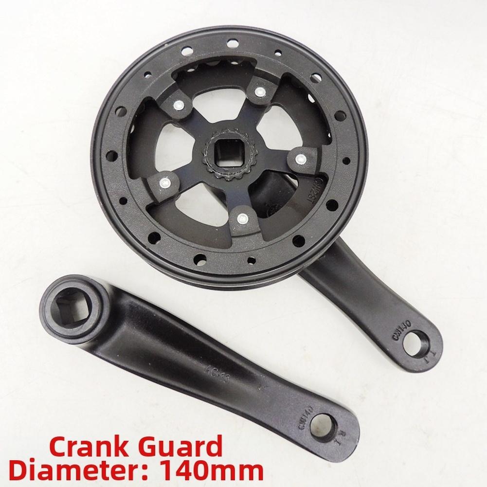 Aluminum Chainring Square Taper Crank City Commuting Aluminum Alloy Construction Lightweight Design Stable Power Transfer