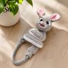 Engaging Toys to Reduce Anxiety Dog Tug Rope Toy, Cute Fox Rabbit Squeaky Chew Toy with Crinkle Paper, Comfortable Plush for Pets Pull Interactive