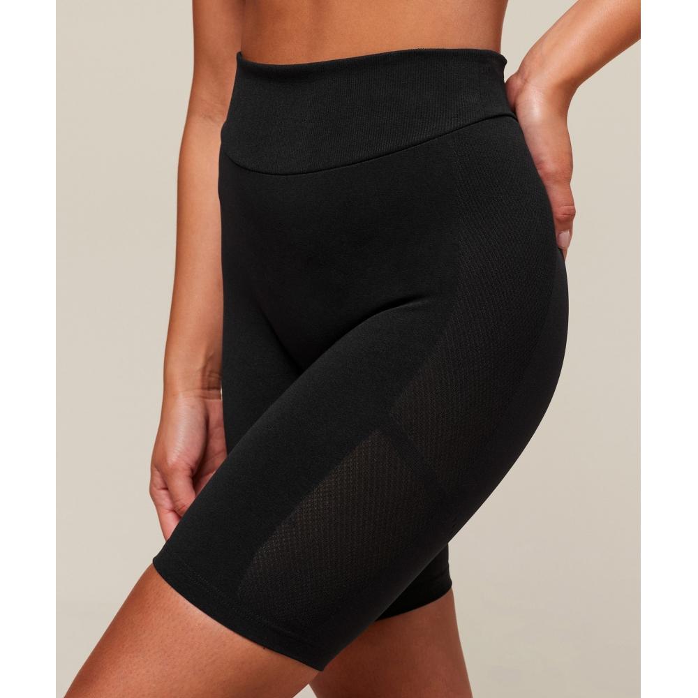 Gymshark Everywear Warp Knit Cycling Shorts Black B1c8s Bb2j