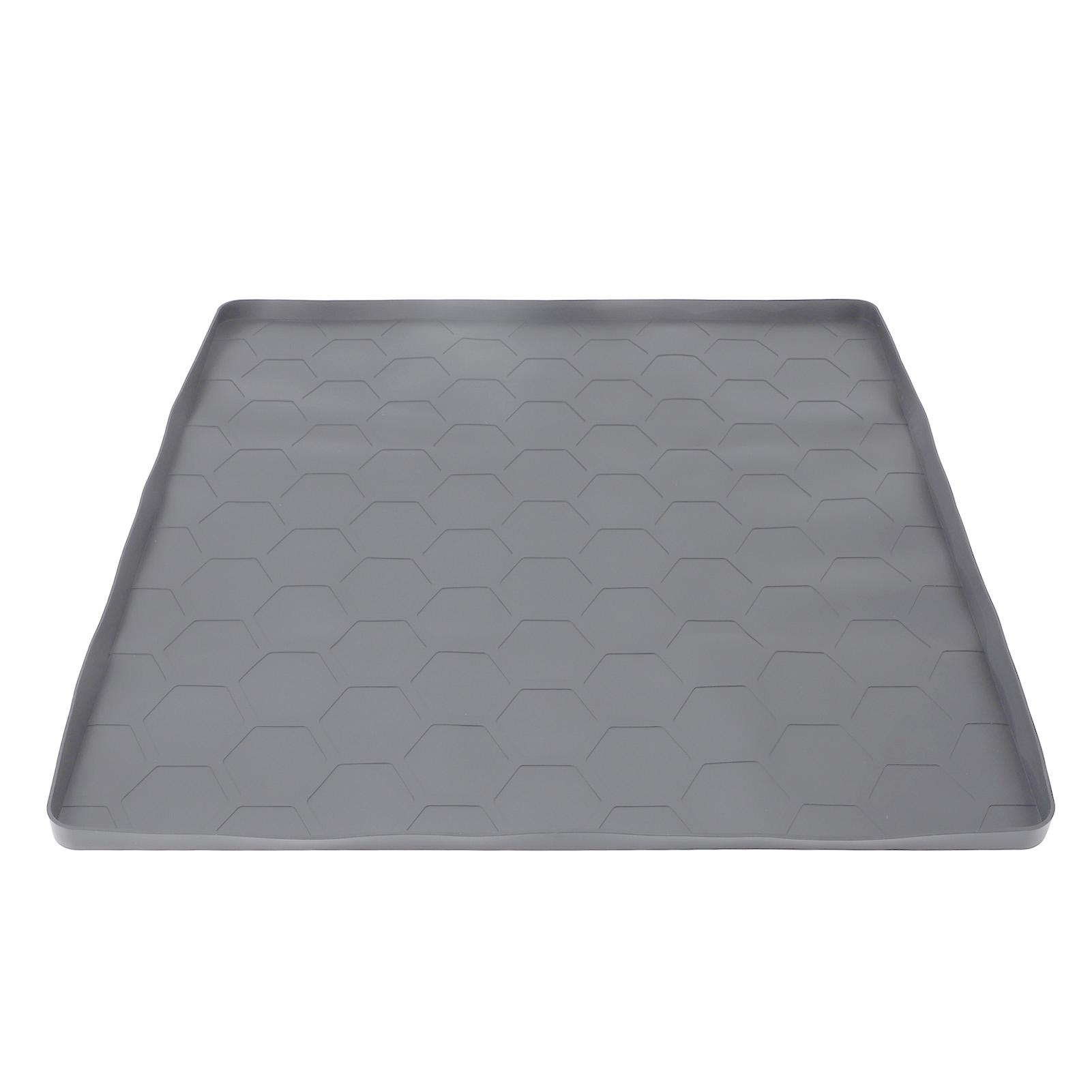 

Fridge Silicone Mat Professional Scratch Resistance Leakage Proof Under Washing Machine Mat for Washing Machine Dryer серый