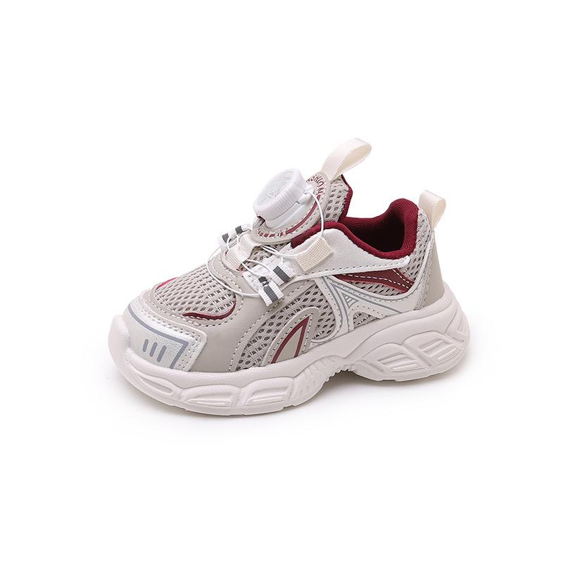 Children's sports shoes boys' shoes spring new medium and small children's mesh casual shoes running shoes girls' dad shoes