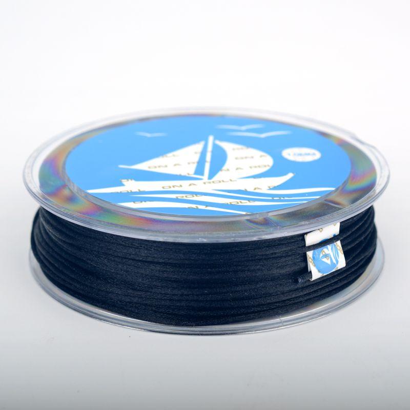 

Сделай сам Черный Браслет-историю Наручный шнурок Нефритовая нить 1.5mm Korean silk black 10 m