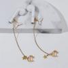 2pcs/pair Ear Decor Anti-lost Ear Clip Star Headphone Chains Anti-Lost Earphone Clip  Best Gifts