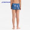 Decathlon Kids' Anti-Chlorine Printed Swim Trunks