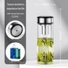 WANXIANG Single Layer Large Capacity Glass Cup with Lid