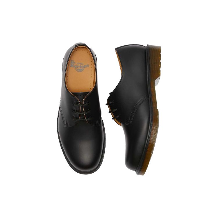 Dr. Martens 1461 Plain Welt Warm Durable Fashion Flat Low Top Casual Shoes Unisex Casual Shoes Black 11839002