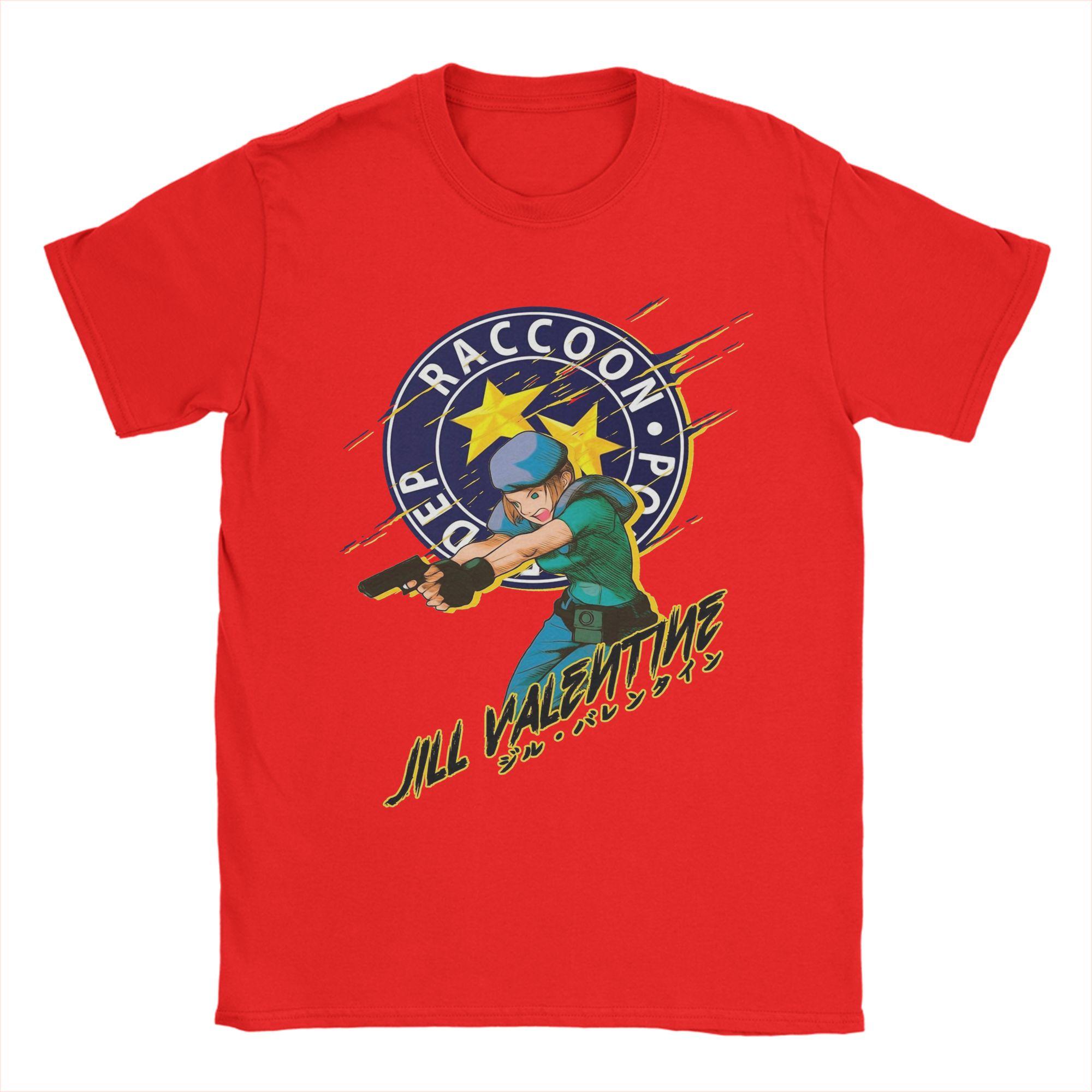 

Jill Valentine Residents Evils T Shirts Mens 100 Cotton Casual TShirt O Neck Tees Short Sleeve Tops Summer S
