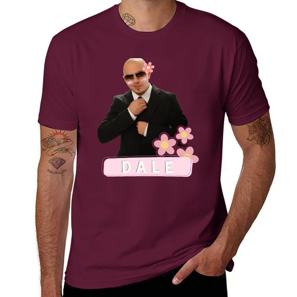 Pitbull Mr Worldwide Dale Tshirt Kawaii Clothes Plus Sizes Vintage Unisexs Big And Tall T Shirts