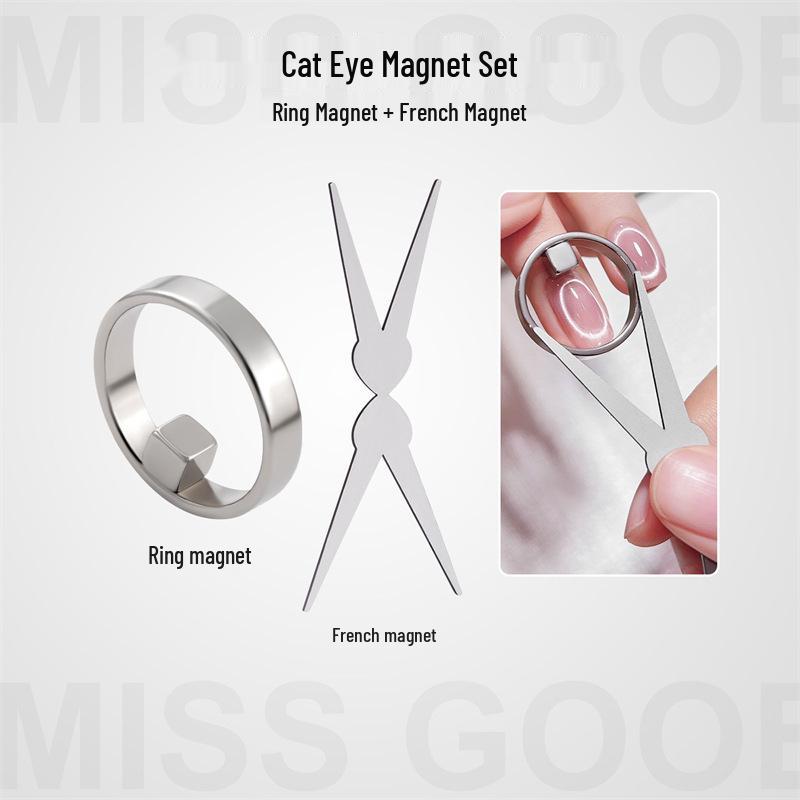 Jel Oje İçin Süper Güçlü Kedi Gözü Tırnak Sanatı Mıknatısı