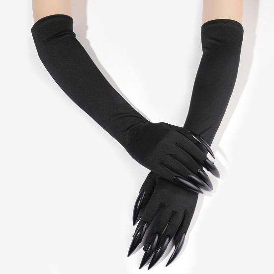 Halloween Long Finger Claw Gloves Adults Paw Gloves with Long