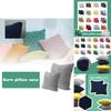 Elegant Scandinavian Pillows Modern Corduroy Cushion Cover For Cozy Home Decor