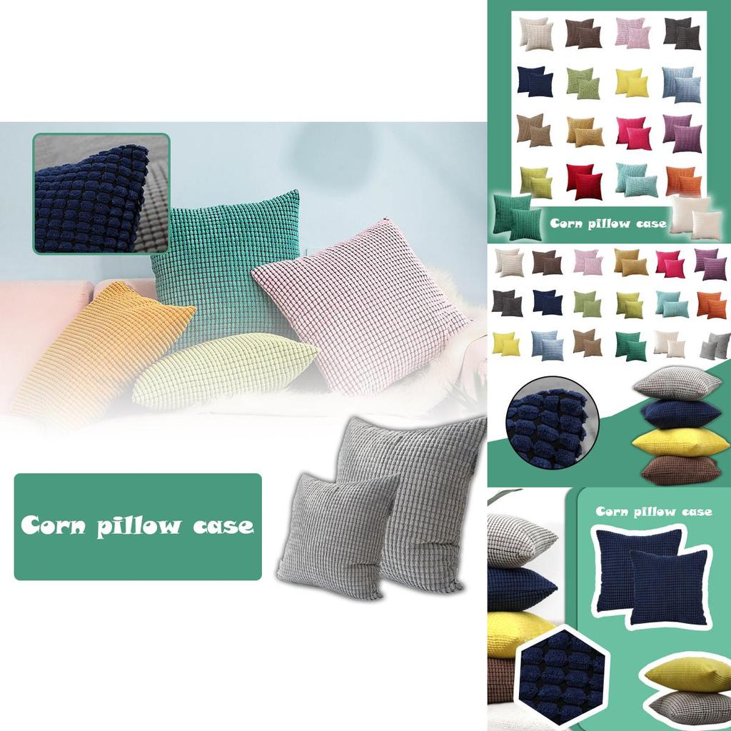 Elegant Scandinavian Pillows Modern Corduroy Cushion Cover For Cozy Home Decor