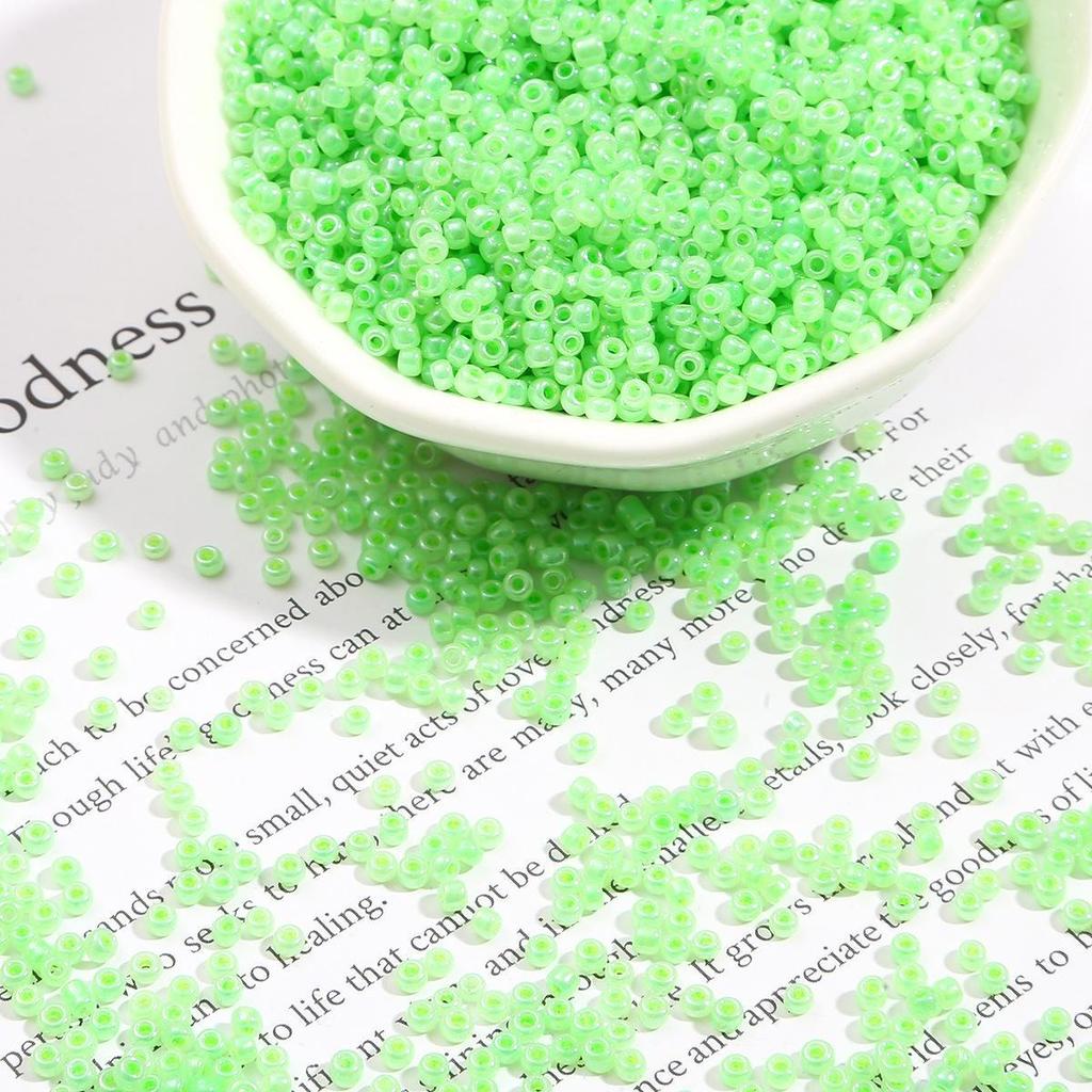 2/3mm Colored Glass Beads for DIY Jewelry Bracelets