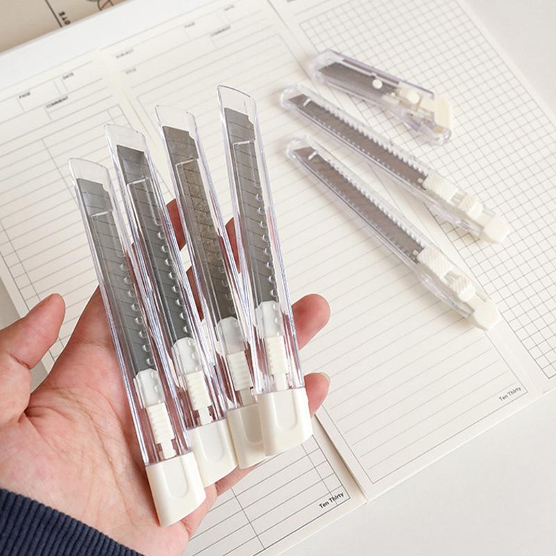 Muji-style Minimalist Utility Knife Mini Small Size Small Blade for Opening Packages and BoxesStudent Handcrafted Knife, Paper Cutter