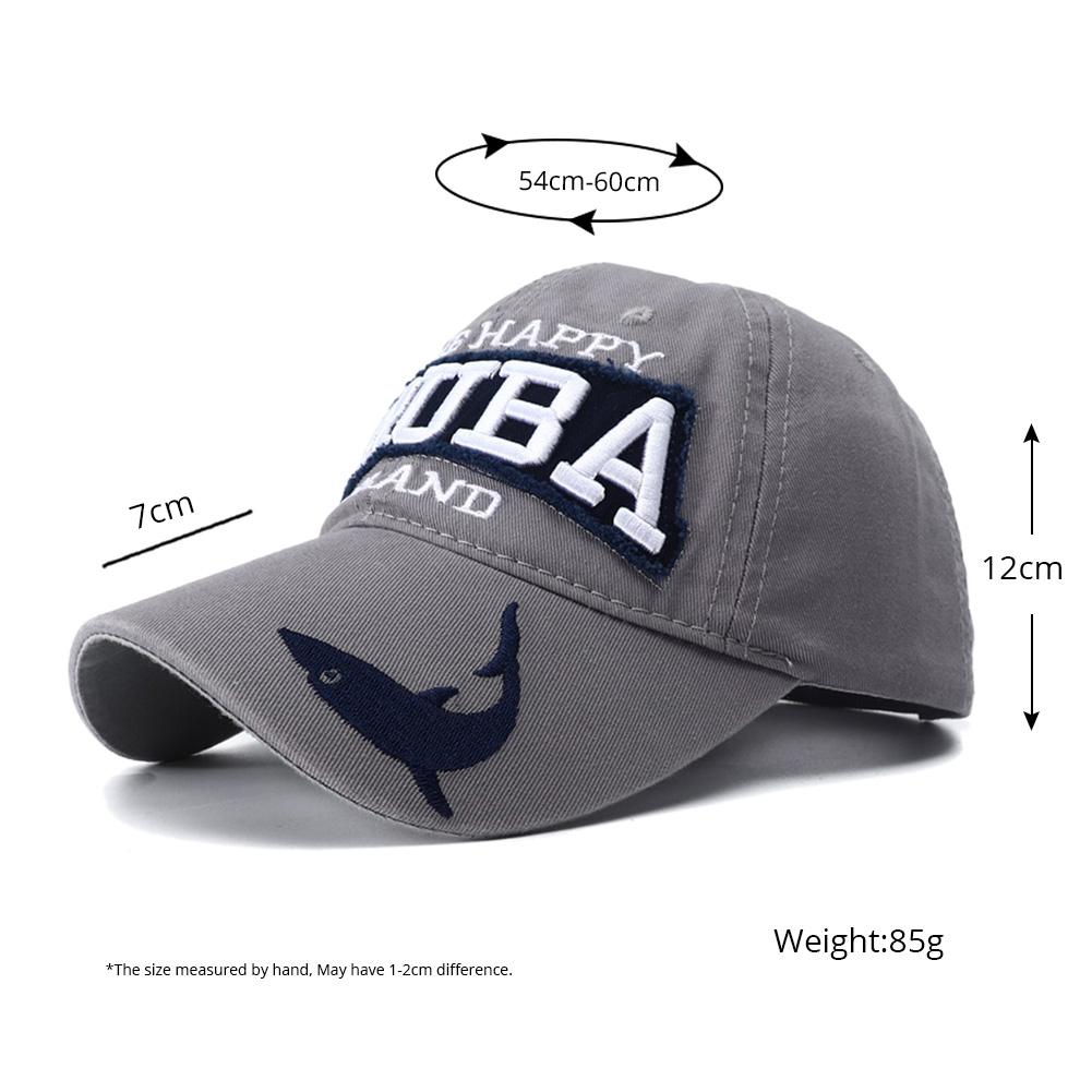 New Fashion Aruba Shark Embroidery Baseball Cap Snapback Hat Adjustable Hip Hop Sun Visor Hats For Women Men Gorras