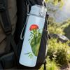 1PC Green Heart Plant Art 750ml Color Plastic Sports Water Bottle Leakproof Flip Straw Lid Suitable for Sports Office Home Use