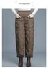 Chic High-Waisted Goose Down Winter Pants for Middle-Aged Women