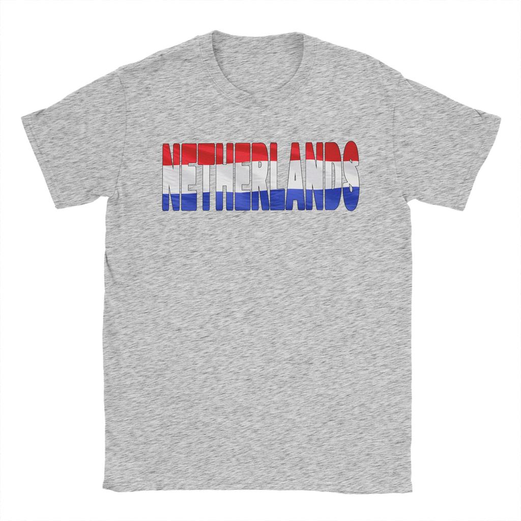 Netherlands Map TShirt Summer Cotton TShirts For Unisex Casual Tshirt Short Sleeves Awesome Clothes