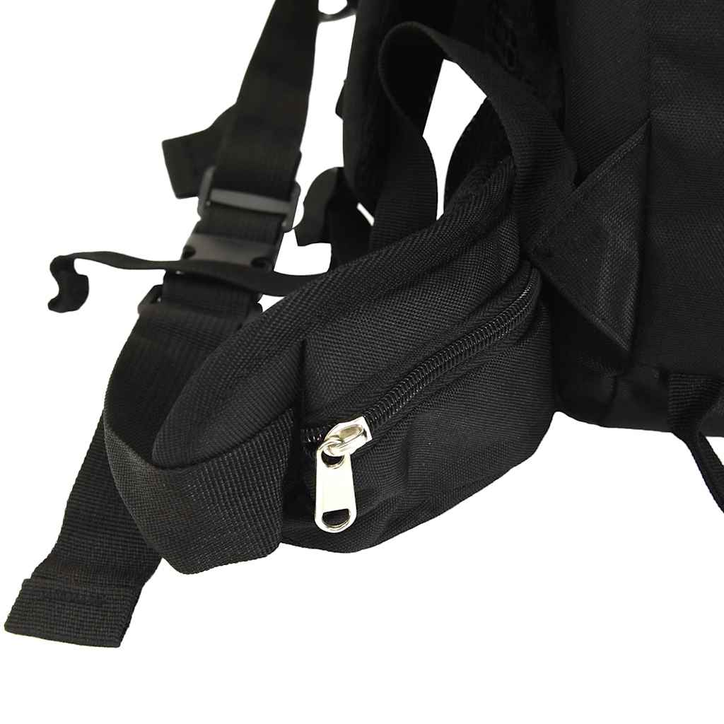 Vidaxl Plecak Turystyczny, Czarny, 60 L, Tkanina Oxford
