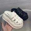 Pantofole basse con punta chiusa da donna, da esterno, nuova moda estiva, sandali da spiaggia