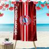 Asciugamano da Spiaggia con Stampa FC Bayern Monaco, Asciugamano Grande Morbido Asciugatura Rapida per Spiaggia Campeggio Nuoto