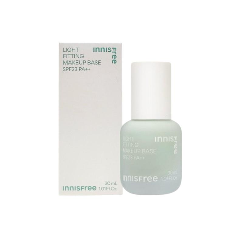 Innisfree Light Fitting Makeup Base 30ml | Color Correcting Primer for Smooth & Radiant Skin [Purple / Green / Peach]