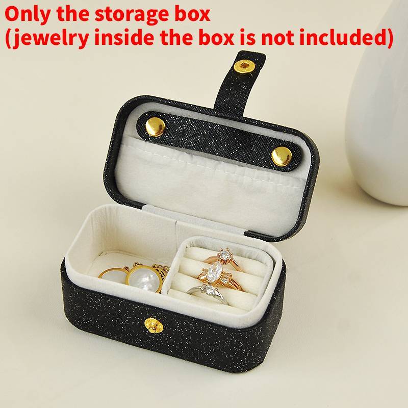 Jewelry Storage Box With Abs Material For Travel And Gift Use